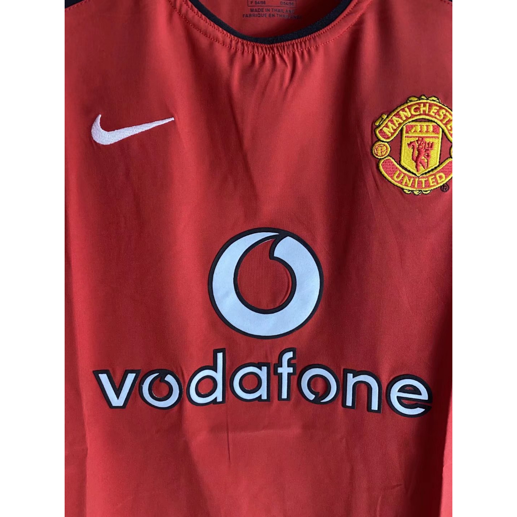 Áo Thun Bóng Đá Tay Ngắn Size S-2XL 2002-04 Cao Cấp