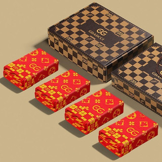 Quần boxer GD chính hãng Quần boxer bốn góc kết hôn Phương thức Miễn phí Hộp quà tặng cho bạn trai Quần lót nam bằng phẳng Quần lót kháng khuẩn Quần lót nam Quần đùi cotton