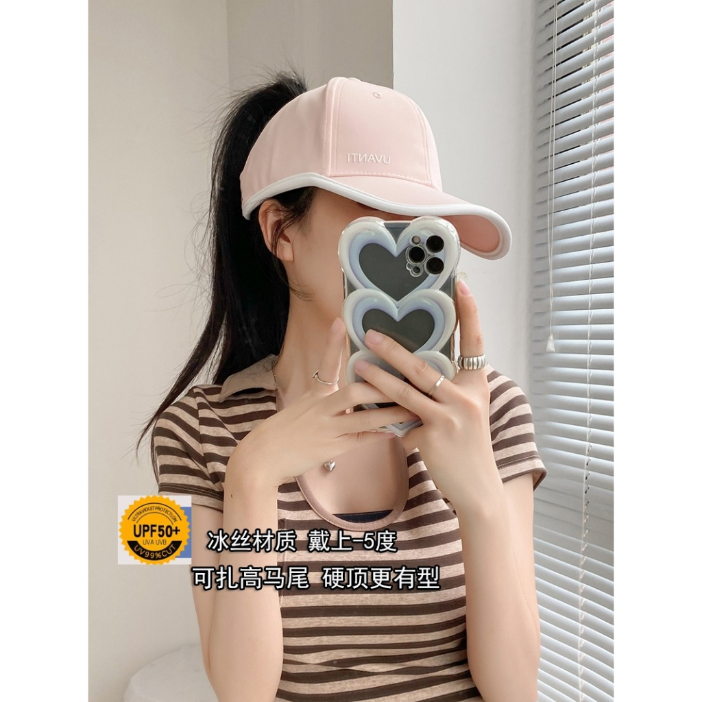 Mũ Lưỡi Trai Thể Thao Hở Chóp Chống Tia Uv Thời Trang Mùa Hè Cho Nữ