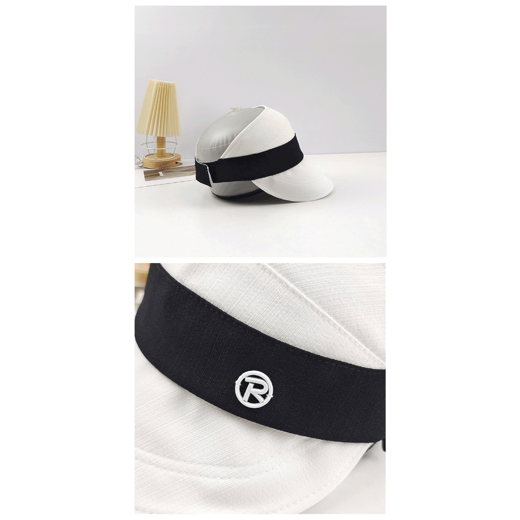 Mũ Lưỡi Trai Hở Chóp Chống Tia Cực Tím Chất Liệu Cotton Lanh Gọn Nhẹ Có Thể Gấp Gọn Thời Trang Mùa Hè