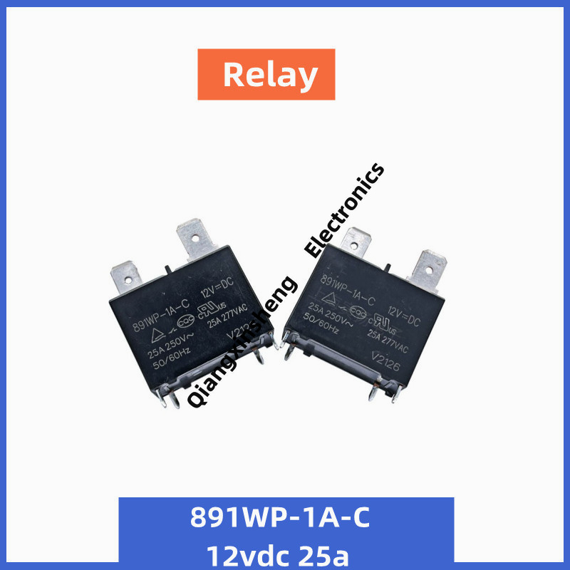 Điện tử 891WP-1A-C 12vdc Máy nước nóng Mini 25a. Điều hòa không khí Rơle công suất cao đích thực chu