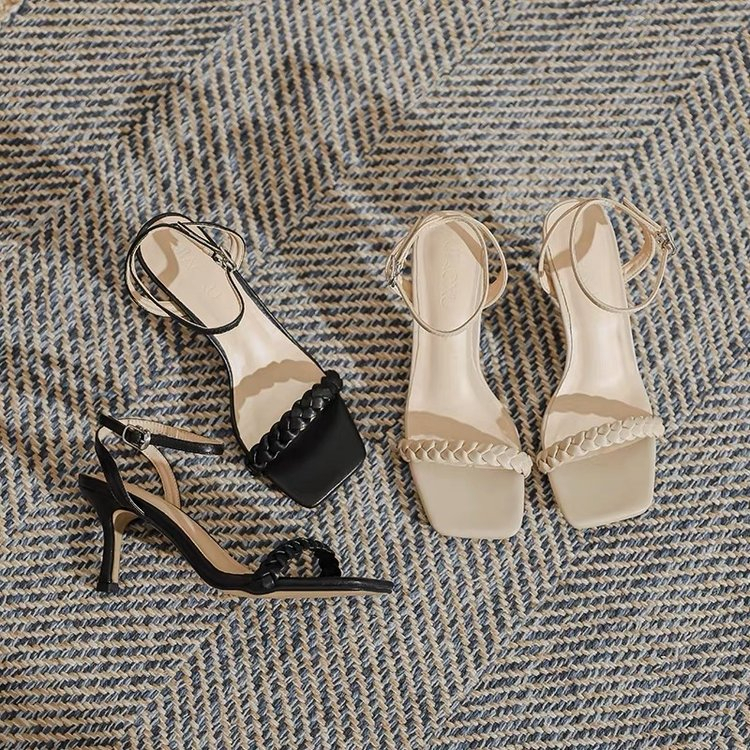 Giày Sandal Cao Gót Thời Trang Thanh Lịch Cho Nữ