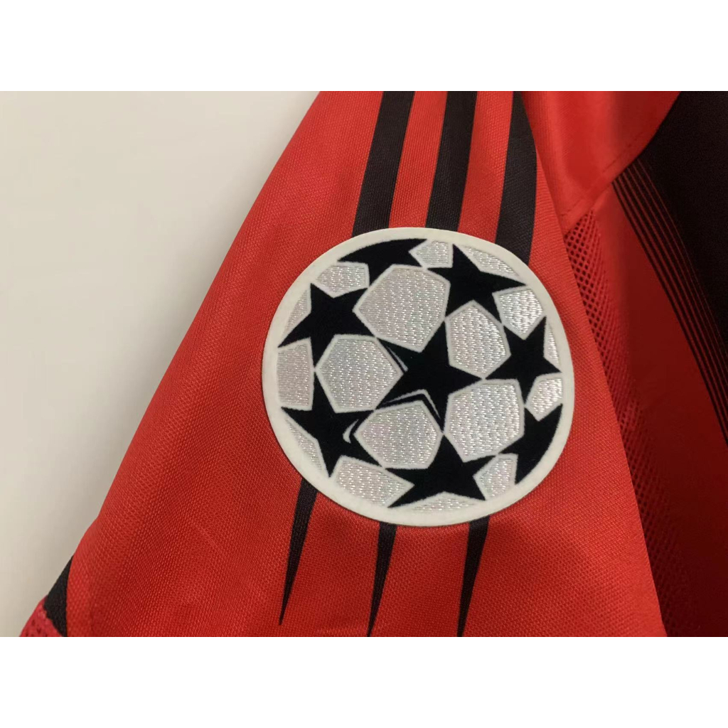 Áo Thun Bóng Đá Tay Ngắn T-shirt Size S-2XL AC Milan 04-05