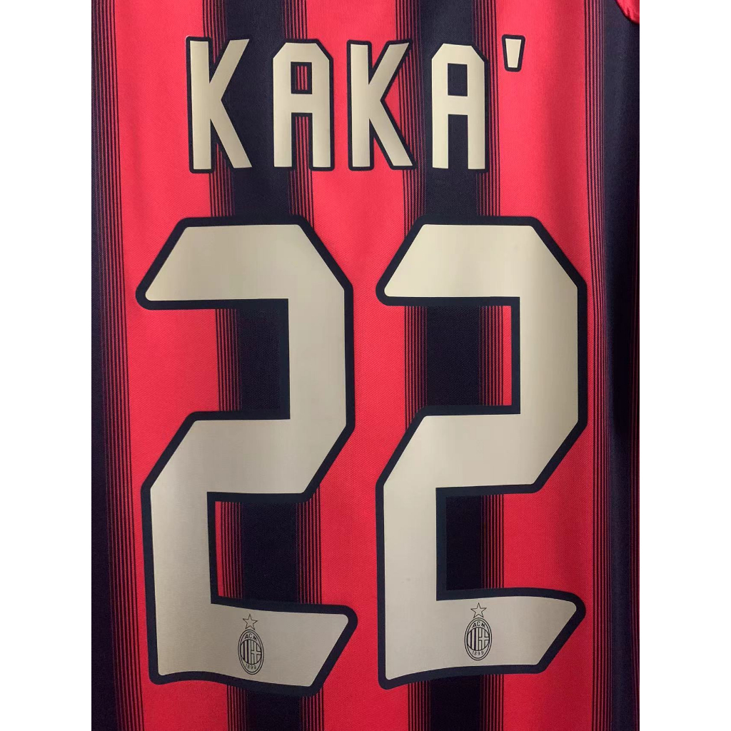 Áo Thun Bóng Đá Tay Ngắn T-shirt Size S-2XL AC Milan 04-05