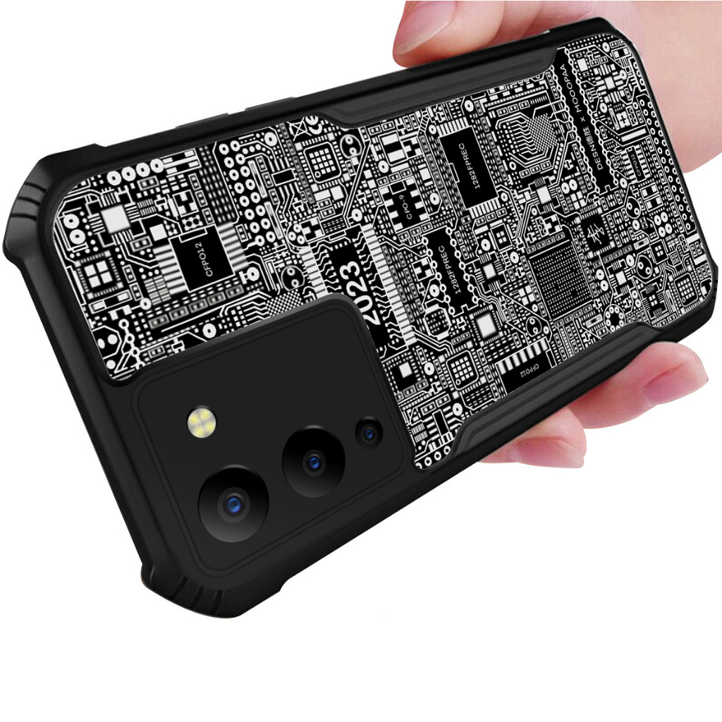 Ốp Điện Thoại Họa Tiết Bảng Mạch Cho Infinix Note 12 30i 11 10 Pro 12 VIP G96 11S 8 8i 7 X690 Hot 30