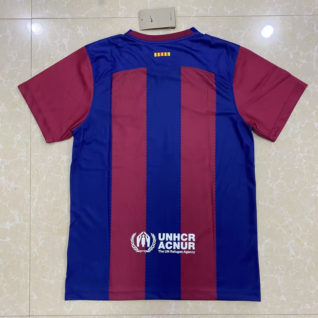 Áo Thun Thể Thao Đá Banh Sân Nhà Câu Lạc Bộ Barcelona S-4XL 2023 / 24 2324