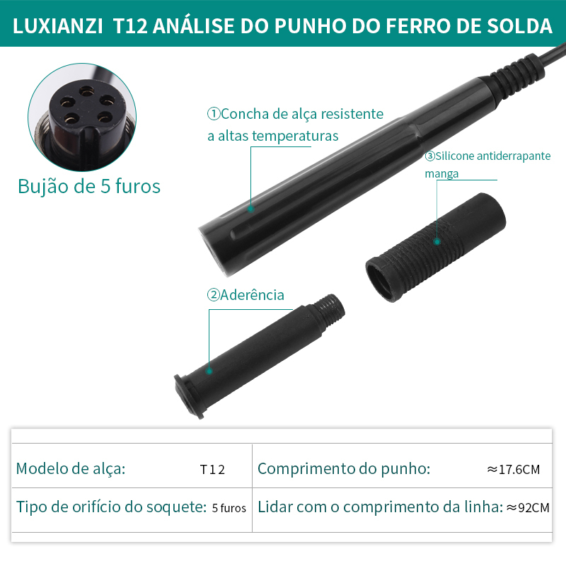 Mỏ Hàn Điện Cán Sắt 936 203 205 T12 Chuyên Dụng Chất Lượng Cao