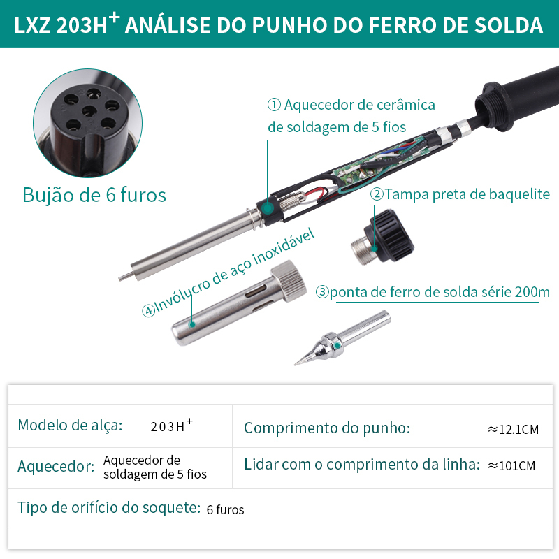 Mỏ Hàn Điện Cán Sắt 936 203 205 T12 Chuyên Dụng Chất Lượng Cao