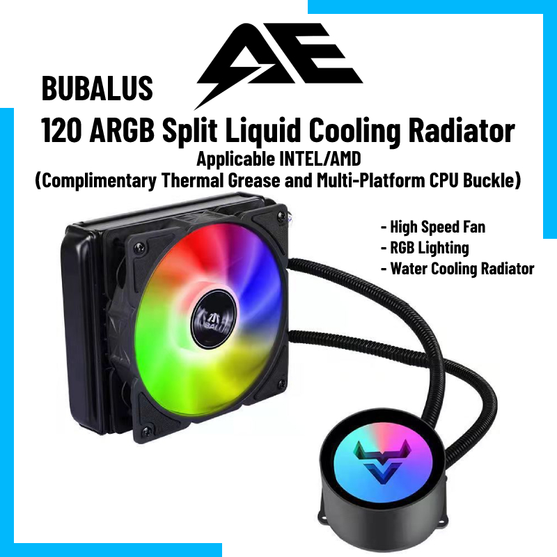 Mỡ Tản Nhiệt 120 ARGB Và Khóa Quạt Tản Nhiệt Đa Năng Tốc Độ Cao / Đèn RGB / Nước Làm Mát INTEL / AMD