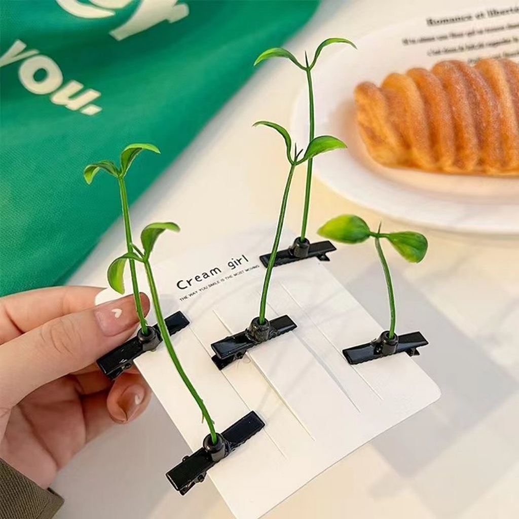 Kẹp Tóc Hình Hạt Đậu Dễ Thương Cho Bé