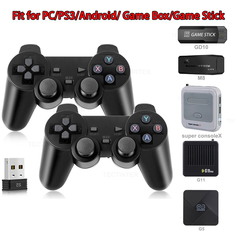 Tay CầM ĐiềU KhiểN Chơi Game Không Dây 2.4Ghz Cho ĐiệN ThoạI Android / PC / PS3 / TV Box