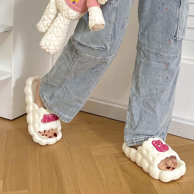 Dép kiểu nữ đi chơi dép bánh mì Thoải Mái Xinh Xắn 17Z2341713