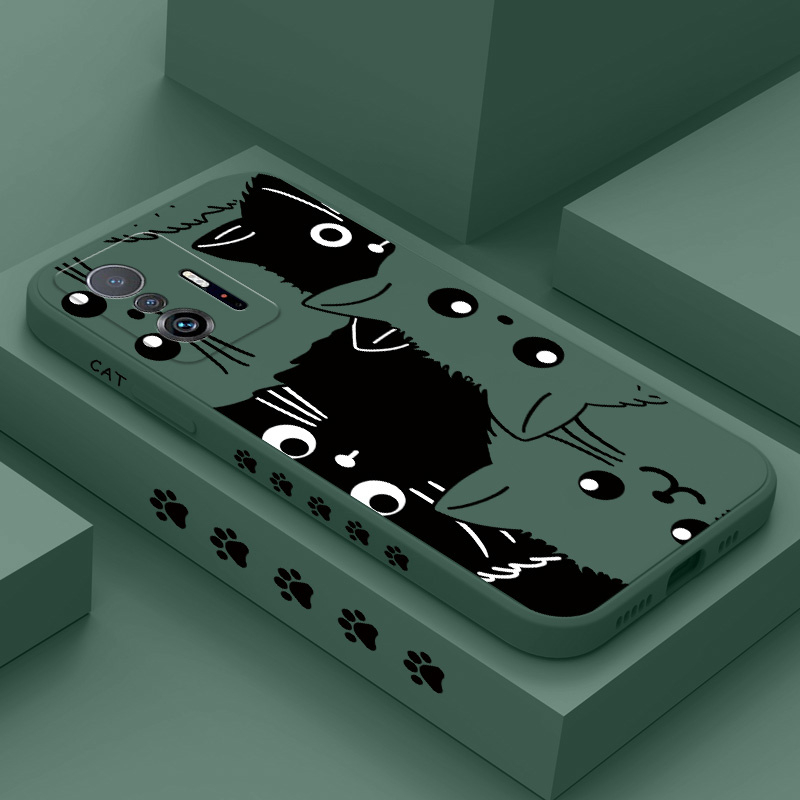 Ốp Điện Thoại Họa Tiết Mèo Dễ Thương Cho xiaomi mi 13t 12t 11t 10t pro lite mi 9t pro