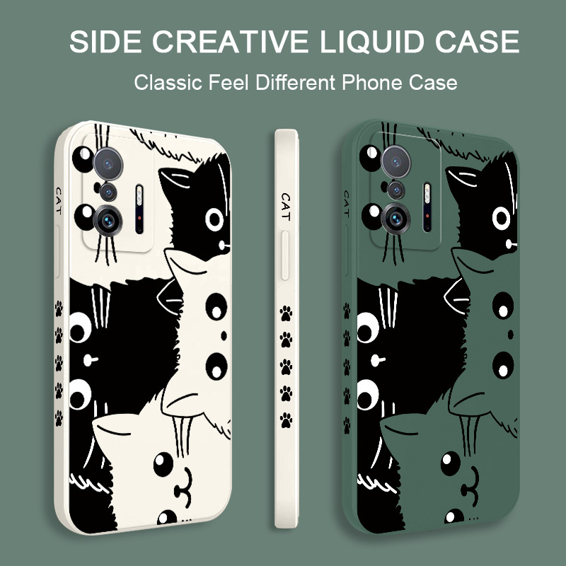 Ốp Điện Thoại Họa Tiết Mèo Dễ Thương Cho xiaomi mi 13t 12t 11t 10t pro lite mi 9t pro