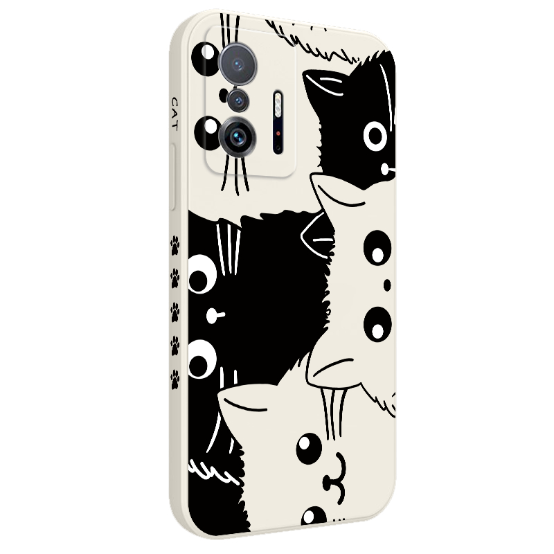 Ốp Điện Thoại Họa Tiết Mèo Dễ Thương Cho xiaomi mi 13t 12t 11t 10t pro lite mi 9t pro