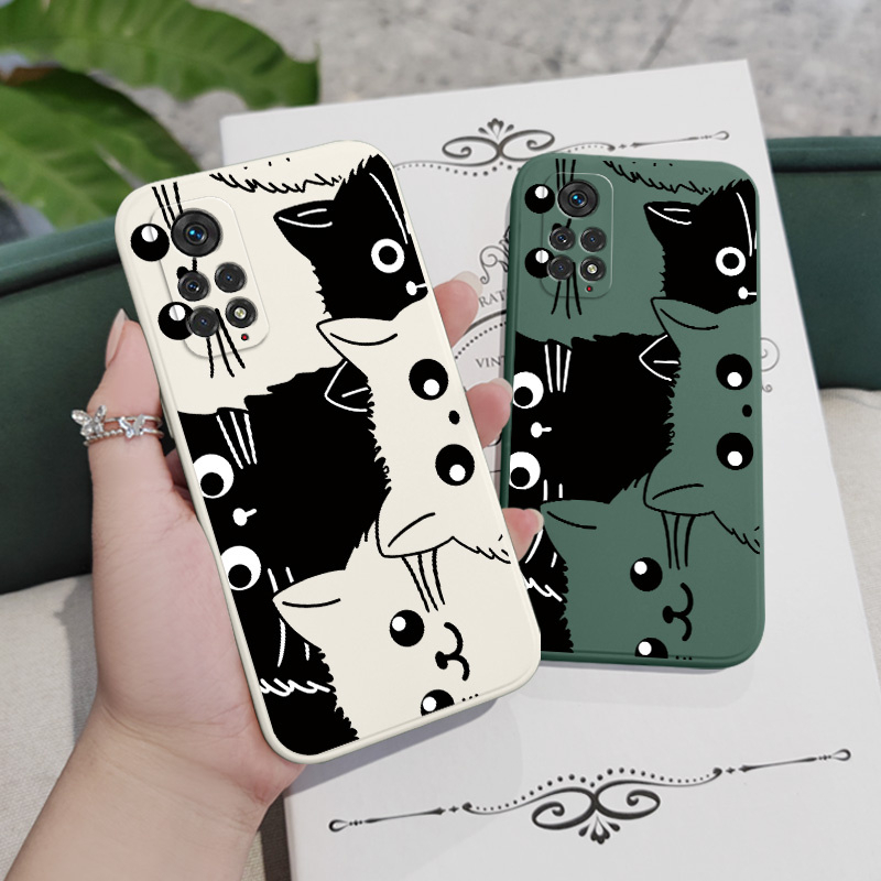Ốp Điện Thoại Họa Tiết Mèo Dễ Thương Cho Xiaomi Redmi Note 12S 12 Pro PLus 4G 5G Pro