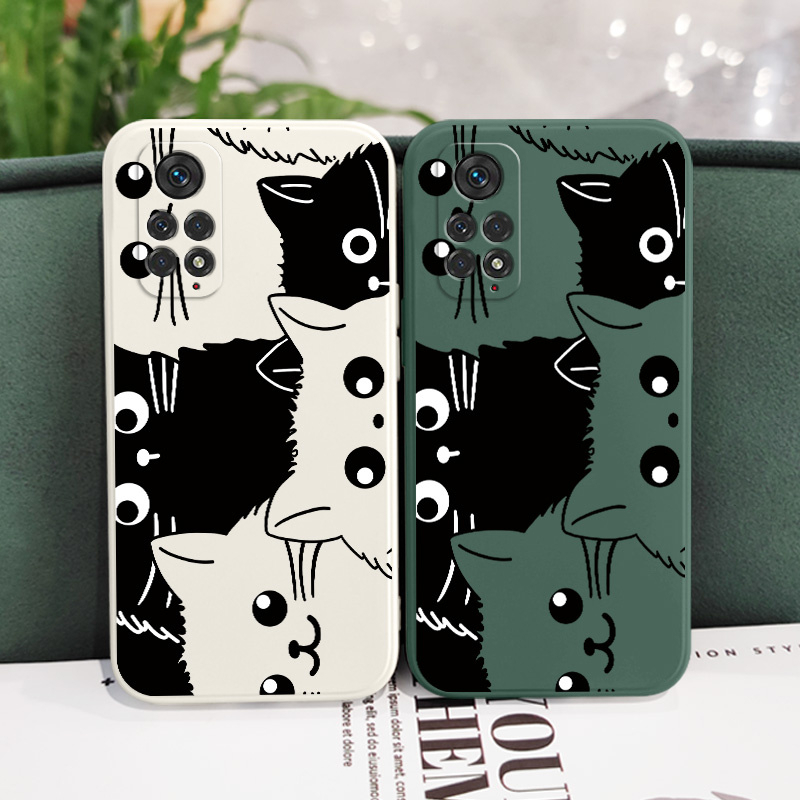 Ốp Điện Thoại Họa Tiết Mèo Dễ Thương Cho Xiaomi Redmi Note 12S 12 Pro PLus 4G 5G Pro