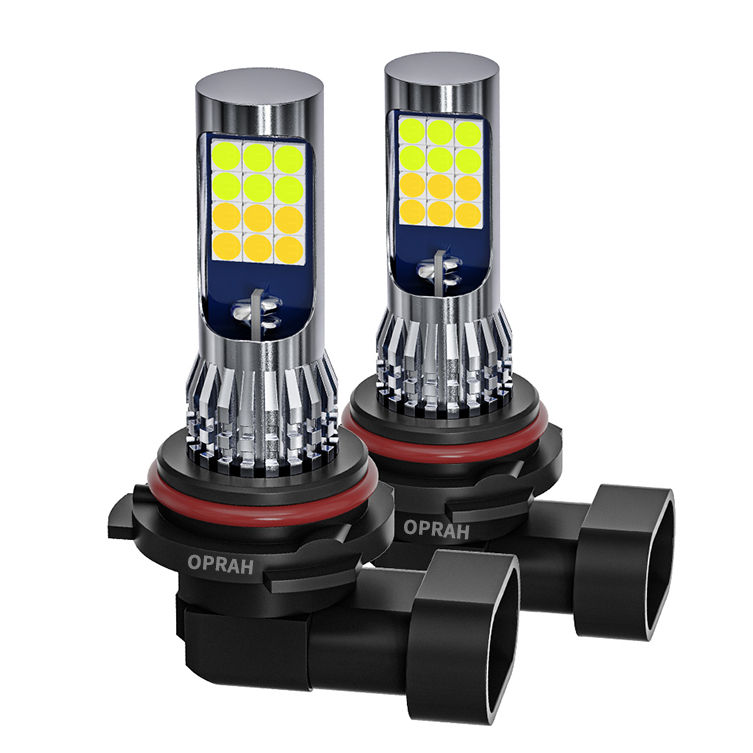 Set 2 Đèn Pha LED H11 H3 H7 881 H27 9006 HB4 3030 24SMD 12V 6000K Dành Cho Ô Tô