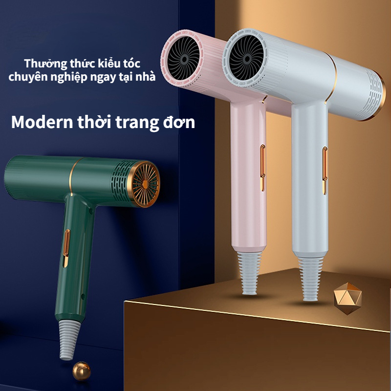 Máy Sấy Tóc Công Suất Cao Không Gây Tiếng Ồn Màu Xanh Dương Nhạt