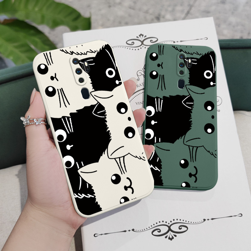 Ốp Điện Thoại Họa Tiết Chú Mèo Dễ Thương Dành Cho OPPO A9 A5 2020 A83 A94 4G A5 A3S A5S