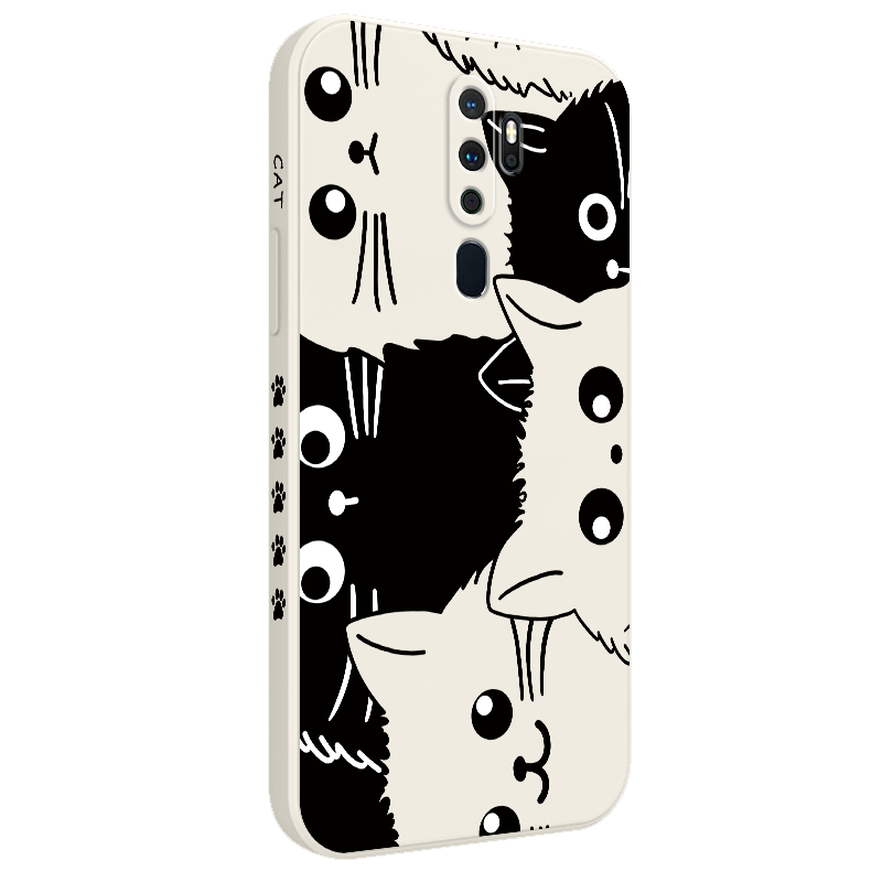 Ốp Điện Thoại Họa Tiết Chú Mèo Dễ Thương Dành Cho OPPO A9 A5 2020 A83 A94 4G A5 A3S A5S