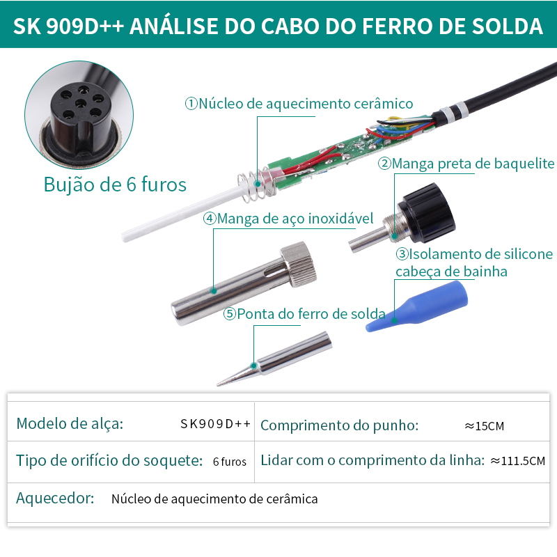 Mỏ Hàn Điện Cán Sắt 936 203 205 T12 Chuyên Dụng Chất Lượng Cao