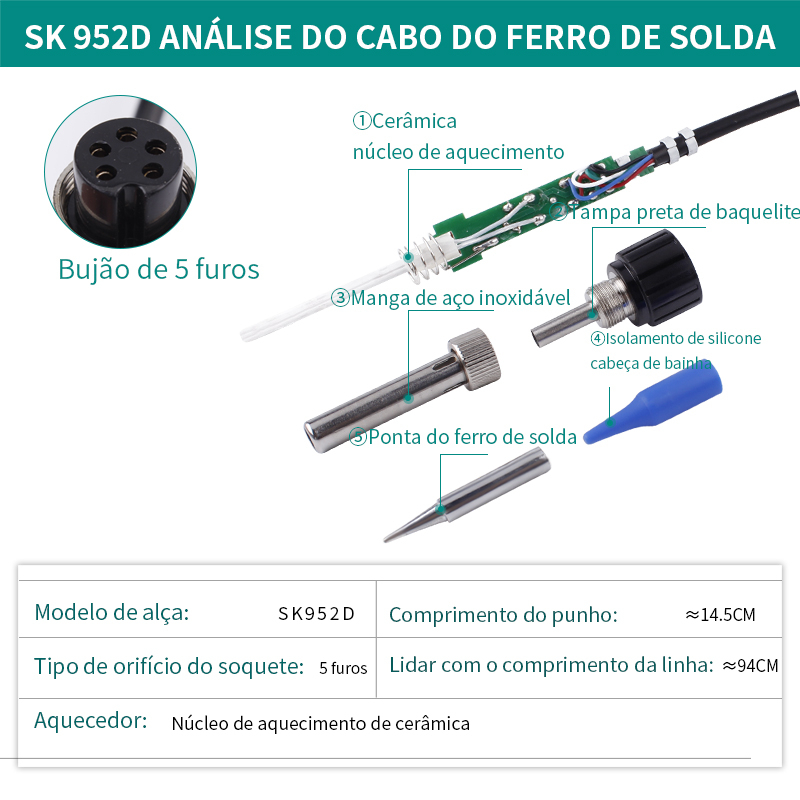 Mỏ Hàn Điện Cán Sắt 936 203 205 T12 Chuyên Dụng Chất Lượng Cao