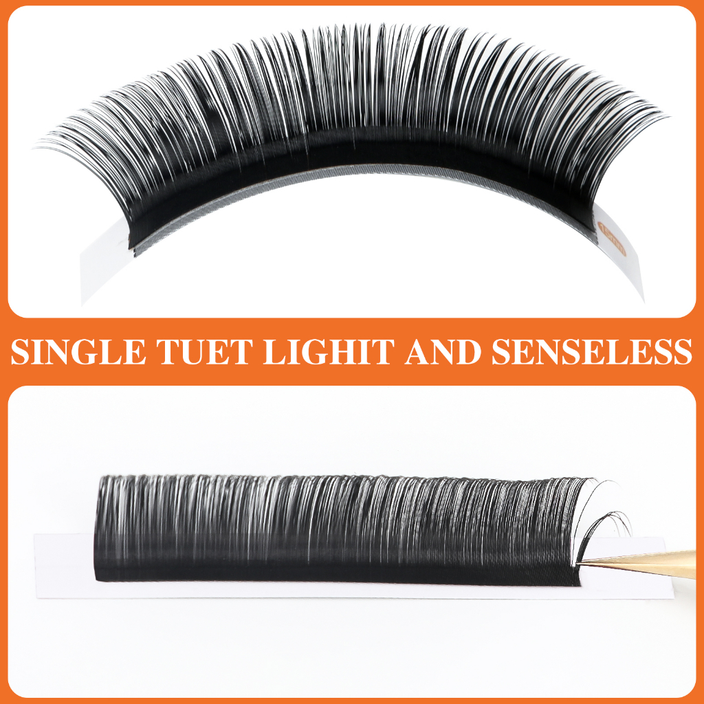 COTREMYP Lông Mi Giả 8~15mm Trang Điểm Nối Dài Cong Tự Nhiên