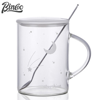 Cốc thủy tinh borosilicate dạ quang chịu nhiệt có tay cầm 500ml