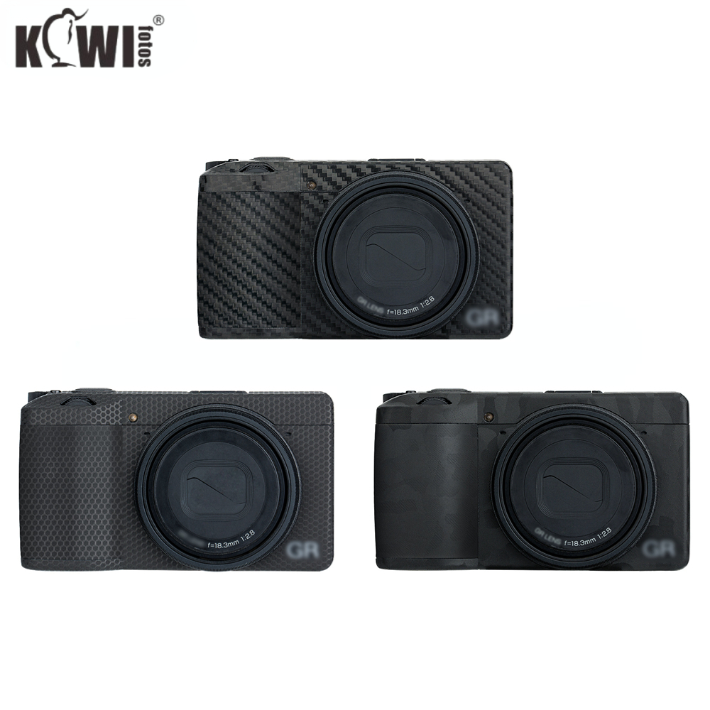 Kiwifotos KS-GR3 Miếng Dán Bảo Vệ Máy Ảnh Cho Ricoh GR3 GR3x GR III GR IIIx, Phim Dán Da Trang Trí Chống Trầy Xước 3M