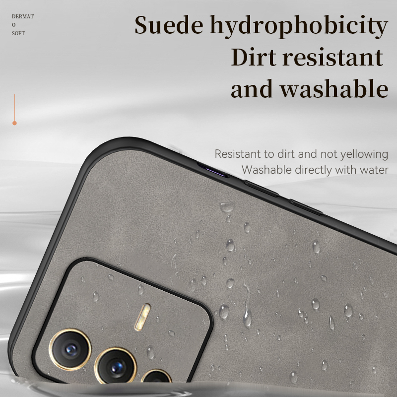 ốp lưng điện thoại kinh doanh Cashmere Tương thích với Cho VIVO S12 S12 PRO S10 S10Plus S10E S9 S9E S7 S6 S5 V23 V23PRO(5g) Ốp cứng PC bảng nối đa năng chống vân tay đơn giản case