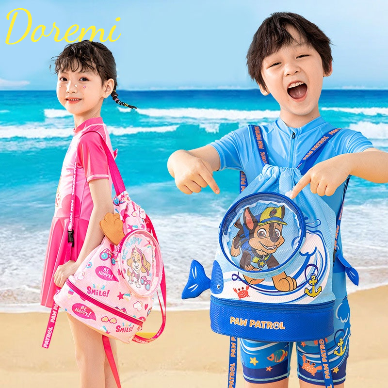 Doremi Ba Lô Đi Bơi Chống Thấm Nước Chia Ngăn Khô Ướt Tiện Dụng Cho Bé