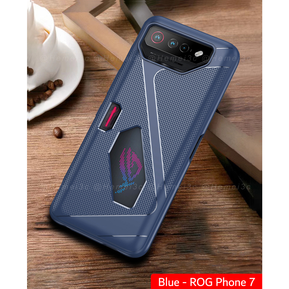 Ốp Điện Thoại Kính Cường Lực + TPU Mềm Bảo Vệ Cho ASUS ROG Phone 7 ROG7