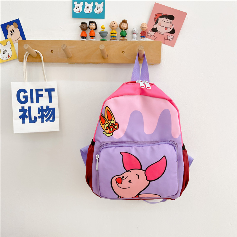 Ba lô nhỏ dễ thương mẫu giáo ba lô hoạt hình gấu bé trai và bé gái ba lô nhẹ