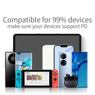 Cáp Sạc Nhanh pffee pd 60w 5a usb type c Sang type c