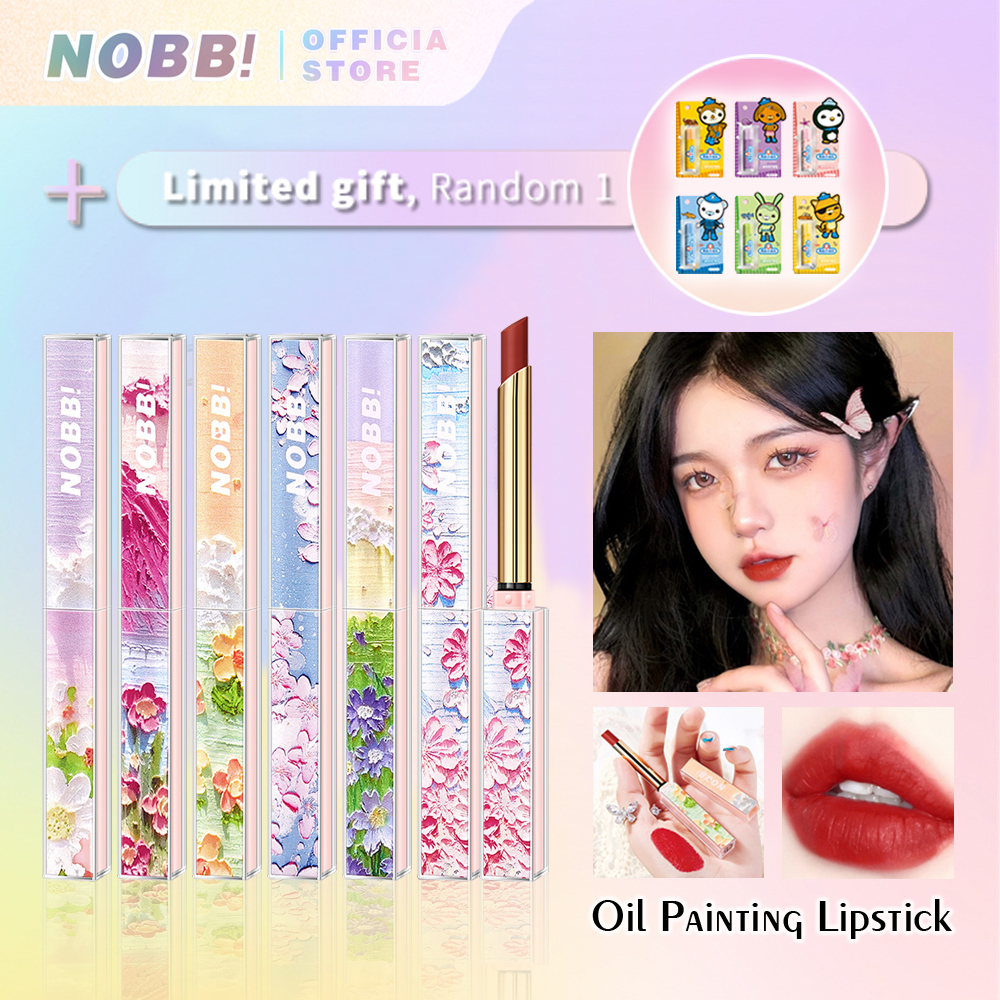 Son môi NOBB! N23503 lâu trôi giữ ẩm 6 màu tùy chọn