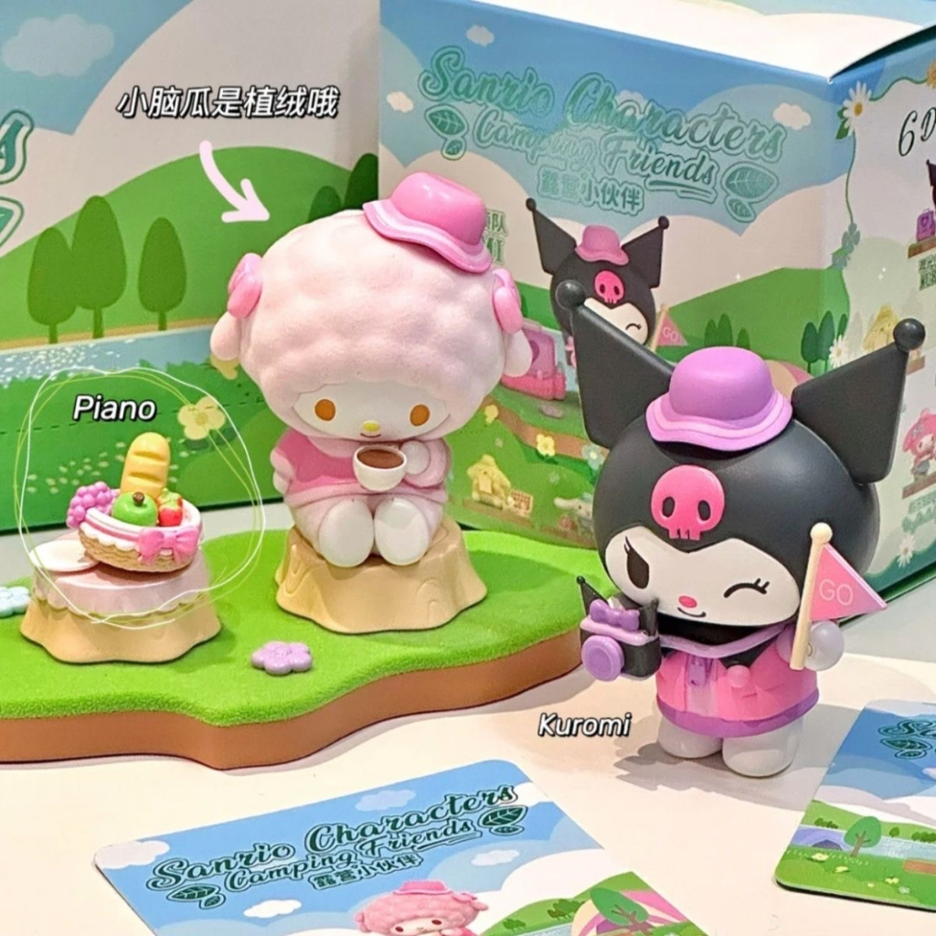 Sanrio Mô Hình Nhân Vật Bạn Bè Cắm Trại Dễ Thương Làm Quà Tặng Cho Bạn Bè