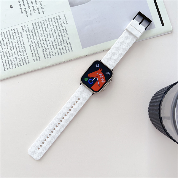 Dây Đeo Silicon Màu Trơn Mẫu Mới Cho iWatch 7 / 6 / 5 / 4 / 3 / 2 / 1 / SE Generation 38 / 40 / 41 / 42 / 44 / 45