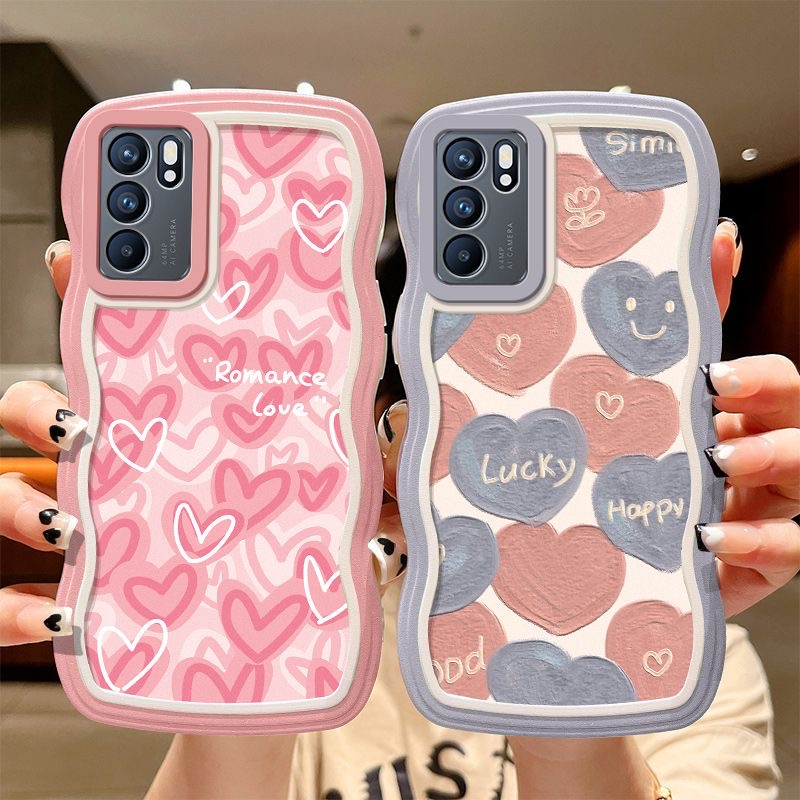 Ốp Điện Thoại Silicon Hình Cô Gái Đáng Yêu Cho OPPO Reno2F Reno2Z Reno8T Reno8Z Reno5 Reno Reno6 Reno7 Reno8