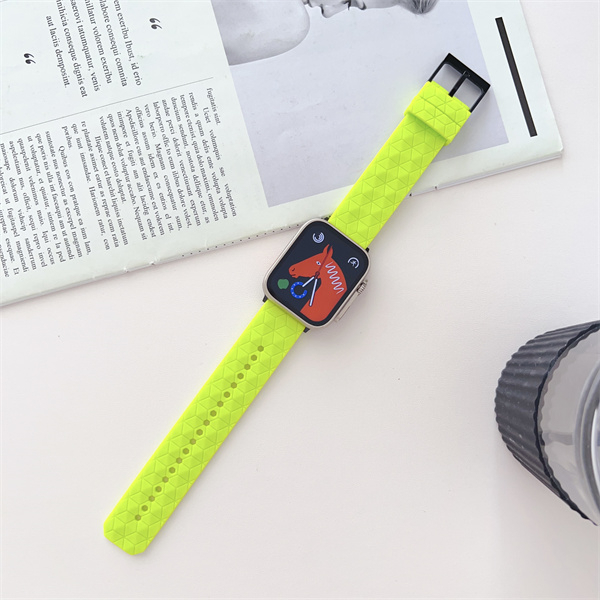 Dây Đeo Silicon Màu Trơn Mẫu Mới Cho iWatch 7 / 6 / 5 / 4 / 3 / 2 / 1 / SE Generation 38 / 40 / 41 / 42 / 44 / 45