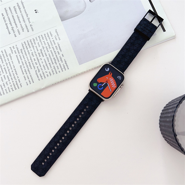Dây Đeo Silicon Màu Trơn Mẫu Mới Cho iWatch 7 / 6 / 5 / 4 / 3 / 2 / 1 / SE Generation 38 / 40 / 41 / 42 / 44 / 45