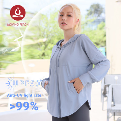 Áo chống nắng MOVING PEACH BSA chống tia uv bảo vệ toàn diện cho nữ