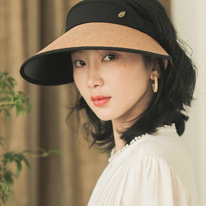Mũ Cói Rộng Vành Chống Nắng Thiết Kế Đục Lỗ Thời Trang Mùa Hè Cho Nữ
