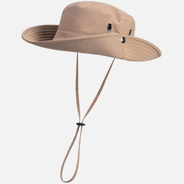 Mũ Cao Bồi Rộng Vành Cột Dây Thời Trang Mùa Hè Độc Đáo Cho Nữ