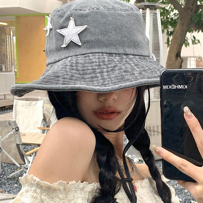 Nón Tai Bèo Chống Nắng Phối Lông Kiểu Cao Bồi Phương Tây Thời Trang Mùa Xuân Cho Nữ Edge