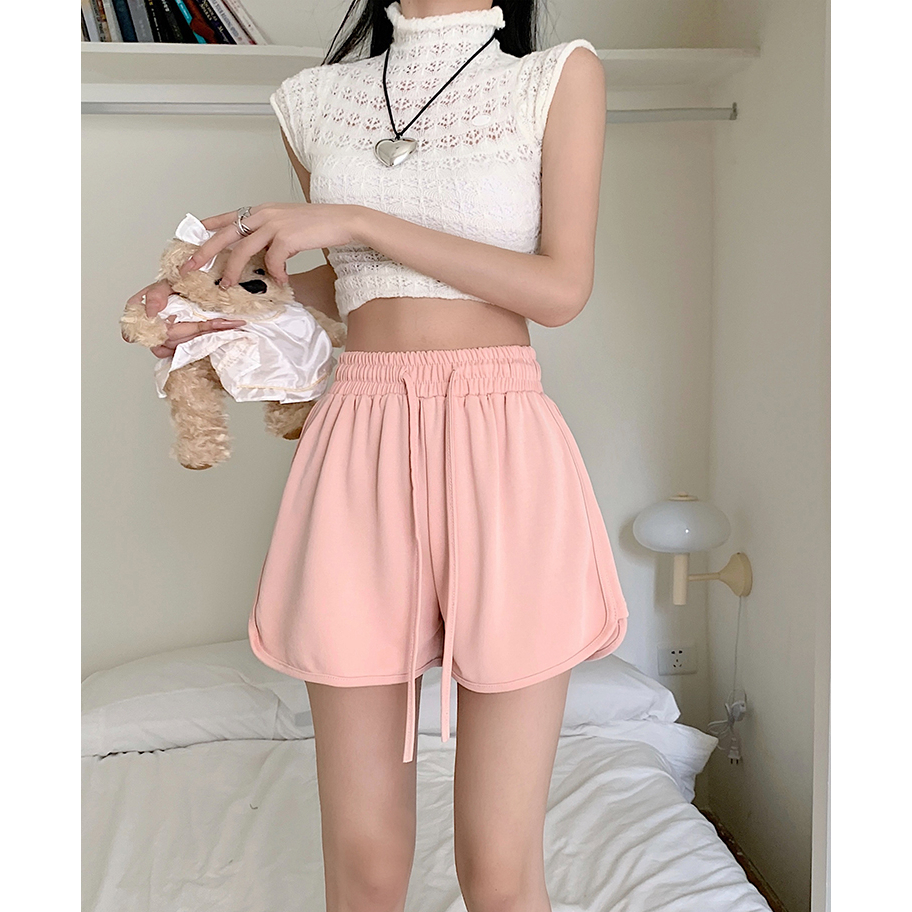 Quần Short Nữ Lưng Thun Rút Dây Màu Sắc Đa Dạng