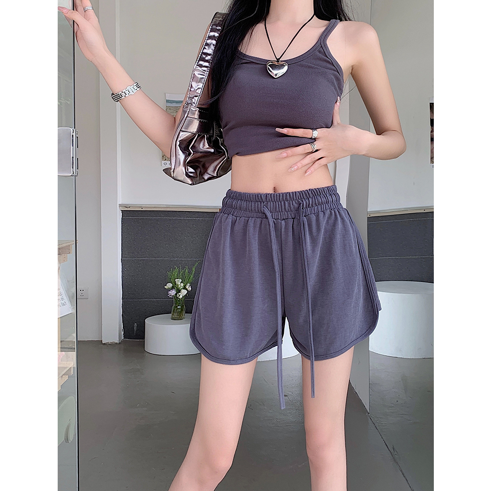 Quần Short Nữ Lưng Thun Rút Dây Màu Sắc Đa Dạng