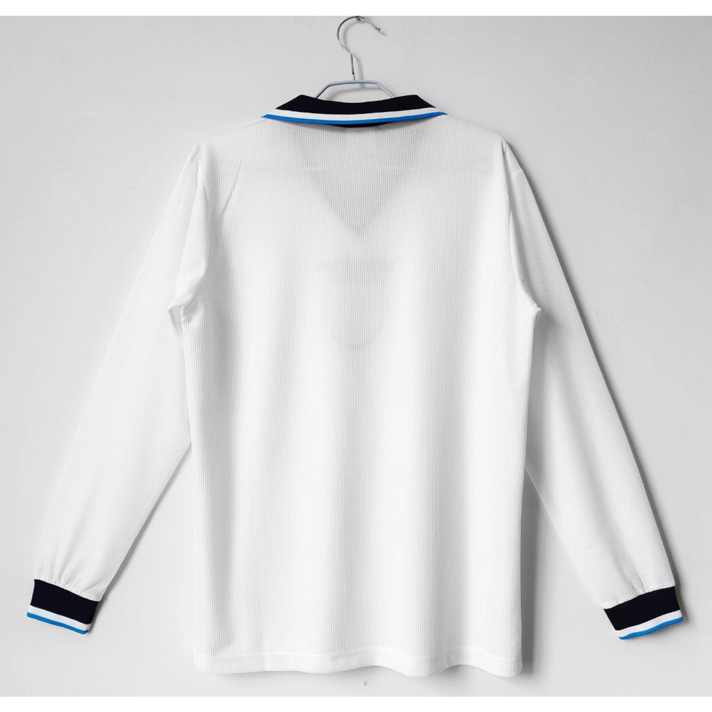 Áo Bóng Đá Dài Tay Phong Cách Retro 96 ENG Home Away