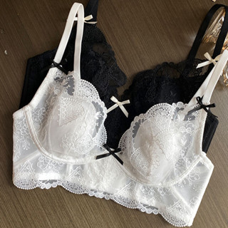  Áo lót Thêu Cúp Ngực Mỏng Không Gọng Thoải Mái Chất Lượng Cao 