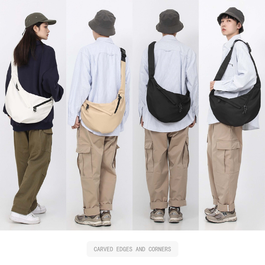 Carve.A store Túi Đeo Chéo Nam Nữ Balo Đeo Chéo Chống Thấm Nước - Phong Cách Thời Trang túi vải túi đeo chéo nam túi đeo nam